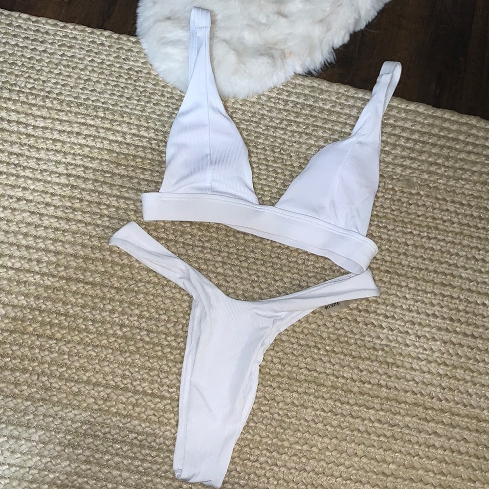 White bikini